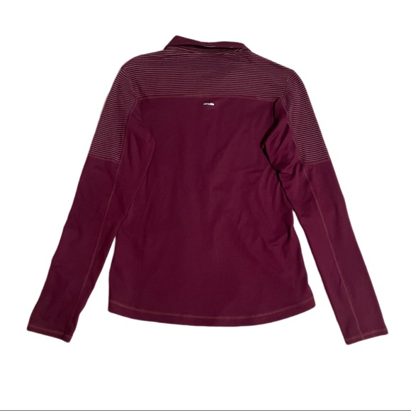 ASU athletic Adidas polo half zip up sweatshirt with thumb holes - Picture 3 of 4